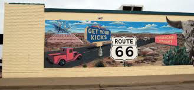 route 66 mural route 66 mural